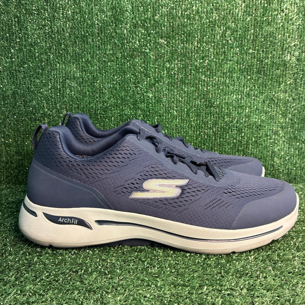 Skechers Go Walk Arch Fit 216116WW Ultra Go Mesh Athletic Sneakers Blue Mens 13